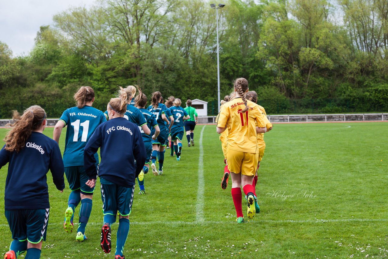 Bild 123 - B-Juniorinnen VfL Oldesloe - JSG Sdtondern : Ergebnis: 2:0